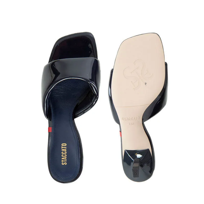 EI127-NAV Sandal Heels - Navy