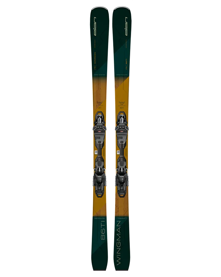 Elan Wingman '86 Ti Fx Snow Skis with Emx 11.0 Bindings - 2025