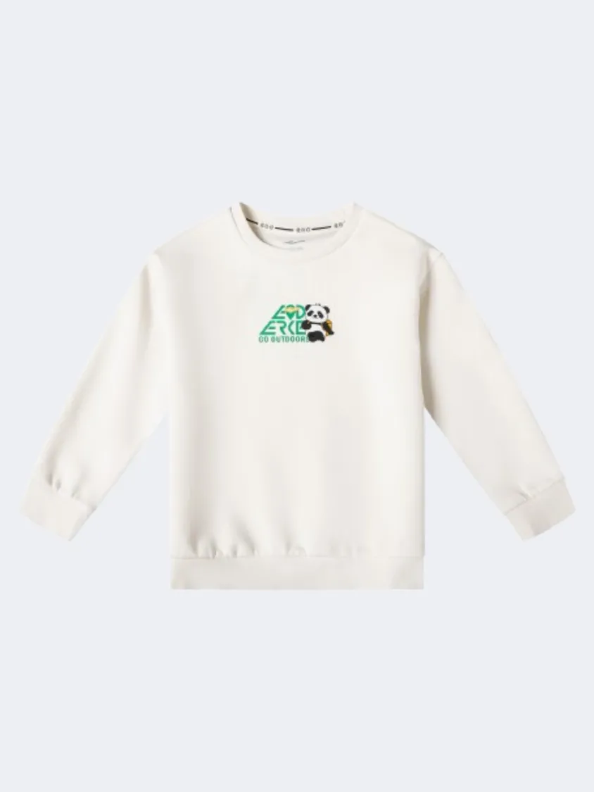 Erke Little-Boys Lifestyle Sweatshirt Glacier White