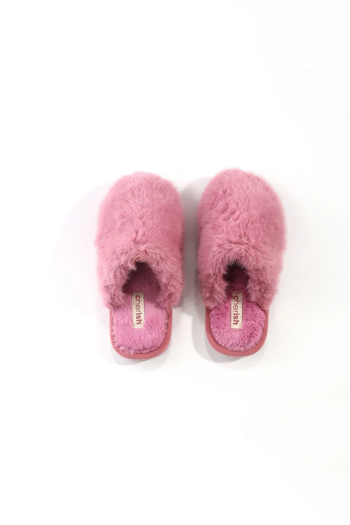 Extra Fluffy Pink Mule Slippers