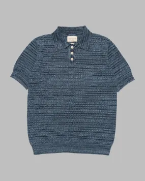 Far Afield RENARD Polo - Navy Iris - Allure Blue