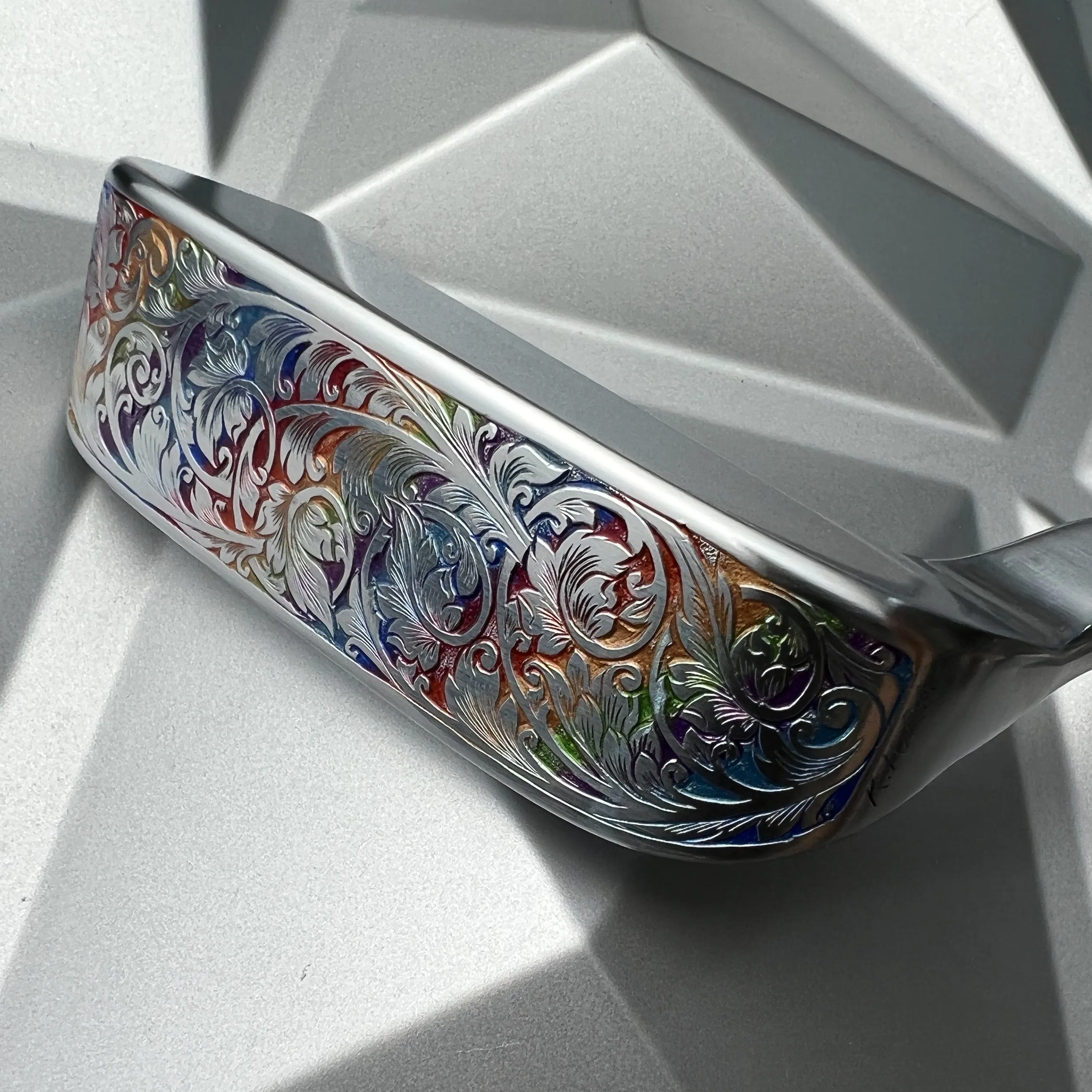 Fujimoto Golf Chromatic Putter - Hand Engraved Iura by Ryouhei Handmade