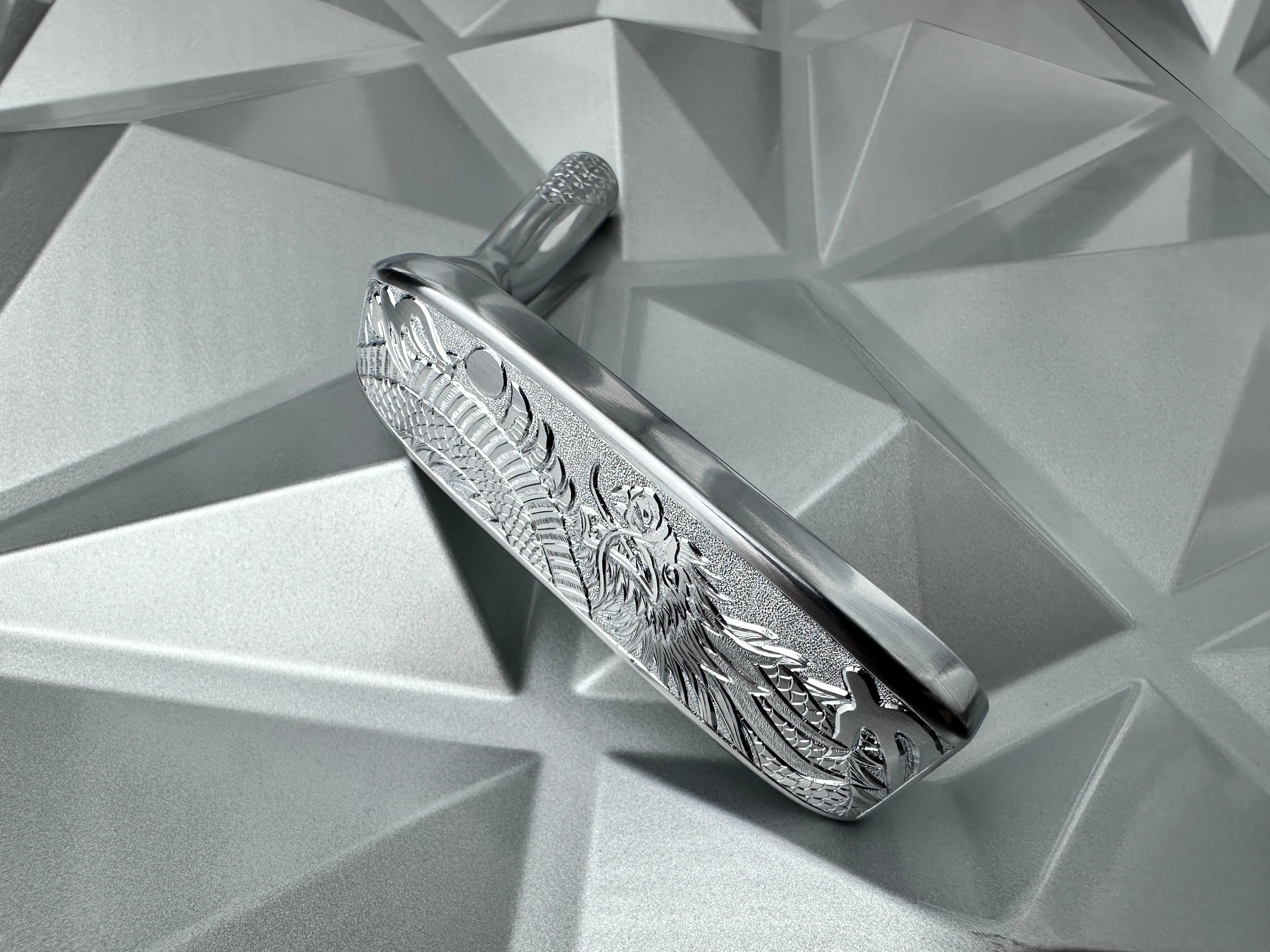 Fujimoto Golf Dragon Year Hand Engraved Flow Neck Putter by Katsuo Iura & Handmade by Ryouhei Fujimoto