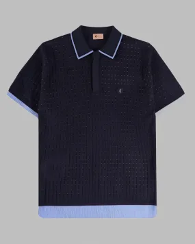 Gabicci Vintage Jura Polo Navy - Buy Online