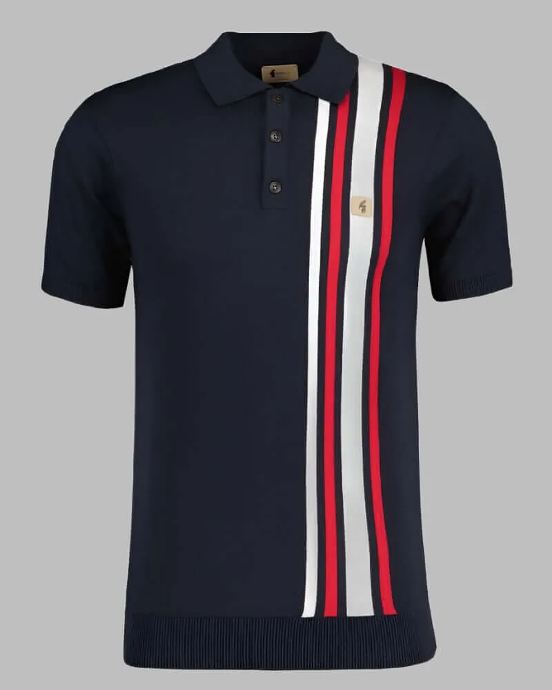 Gabicci Vintage Navy Polo Shirt