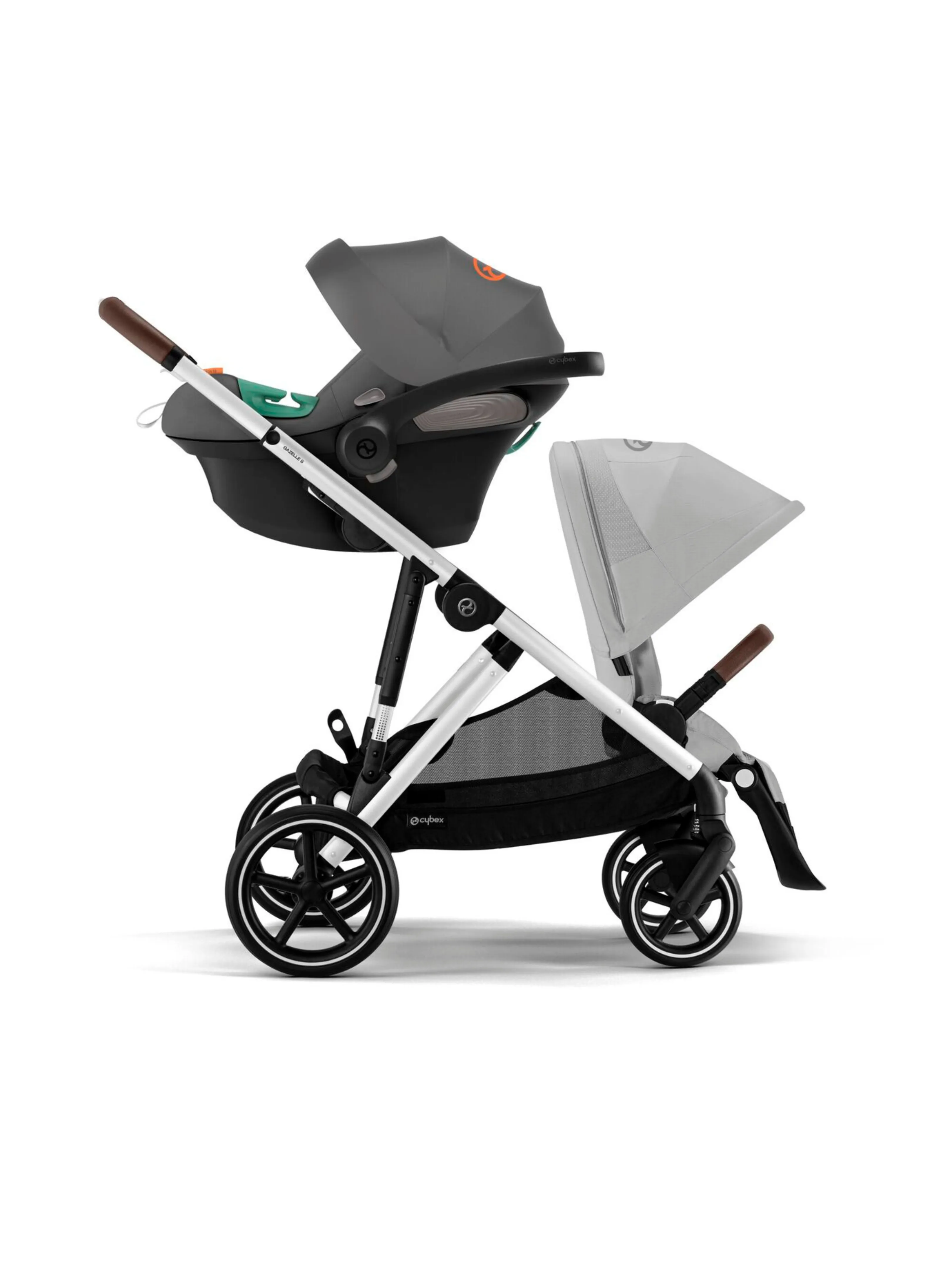 Gazelle Grey Stroller.