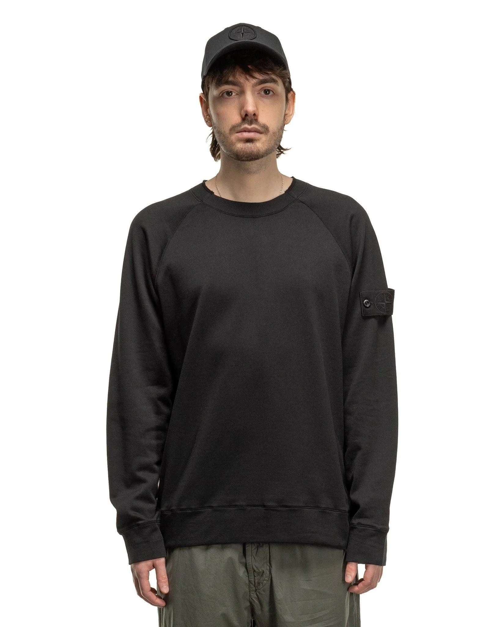 Ghost Piece Crewneck Sweatshirt Black