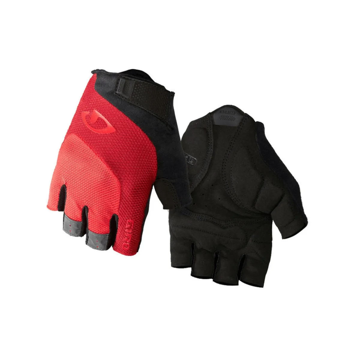 Giro red gel short gloves