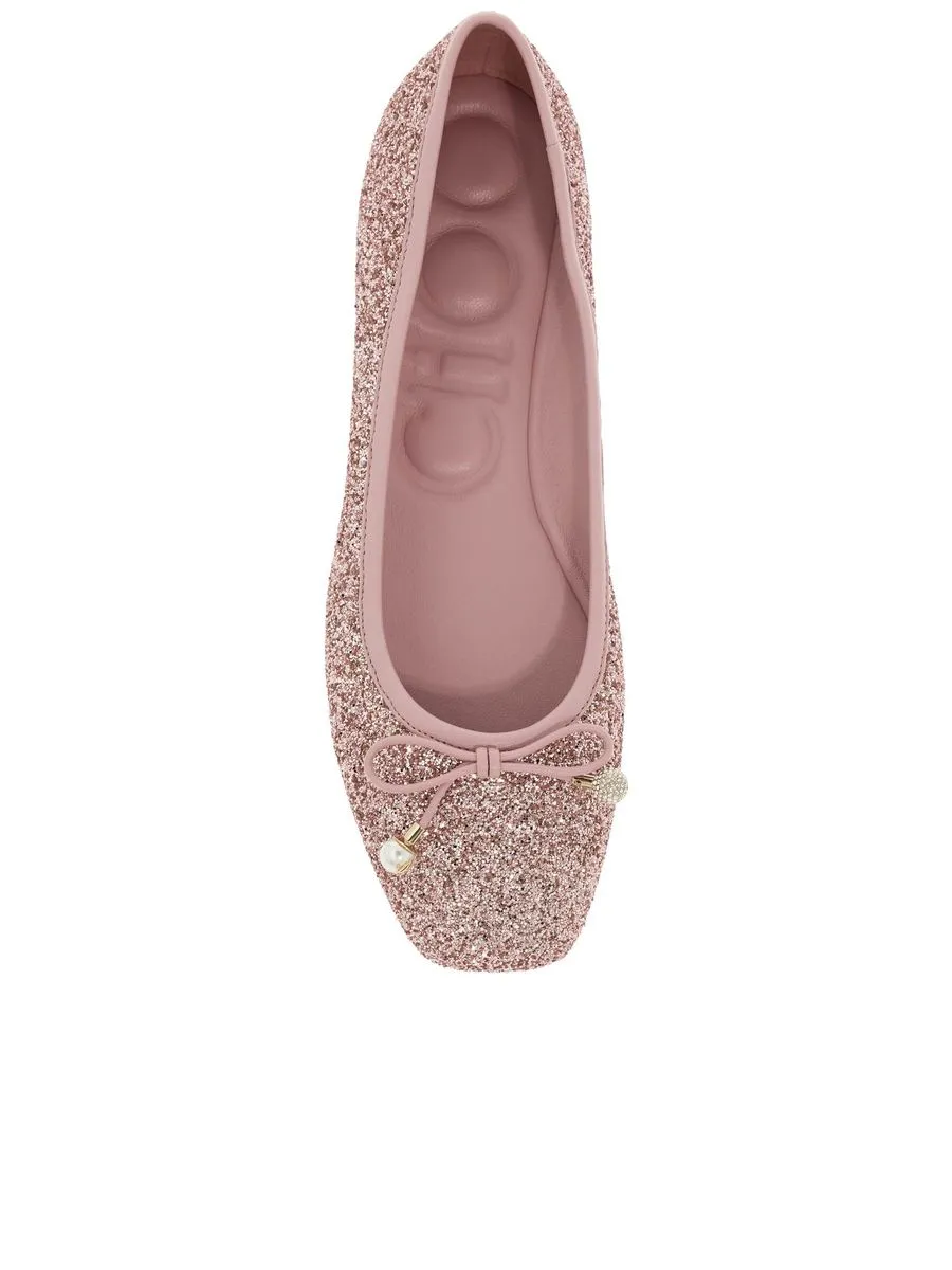 Glittery Elm Ballet Flats