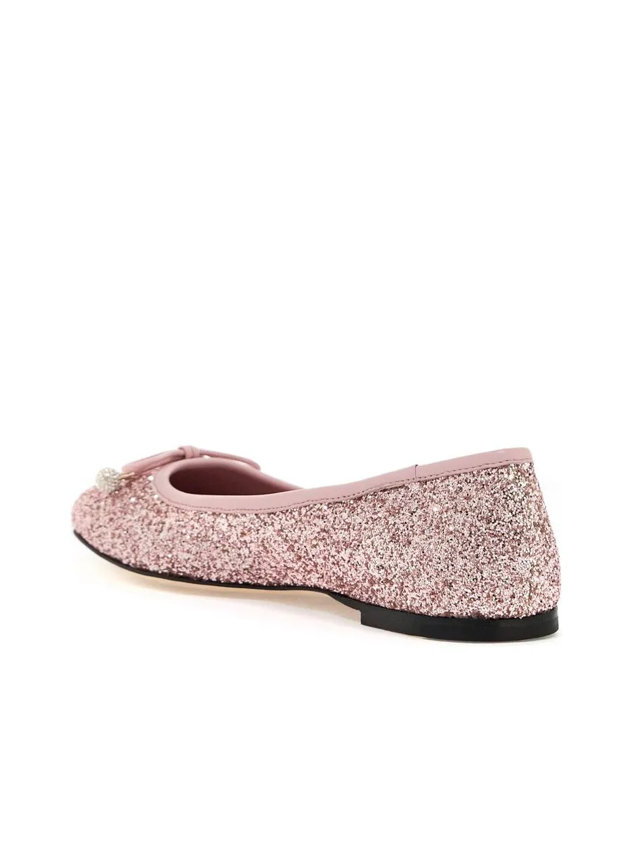 Glittery Elm Ballet Flats