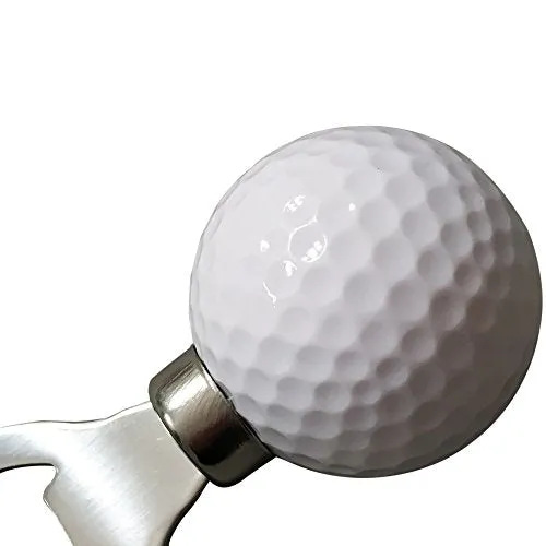 Golf ball bottle opener for golf enthusiasts - perfect golfing gift for dad - top golf gifts