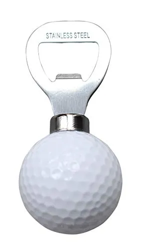 Golf ball bottle opener for golf enthusiasts - perfect golfing gift for dad - top golf gifts