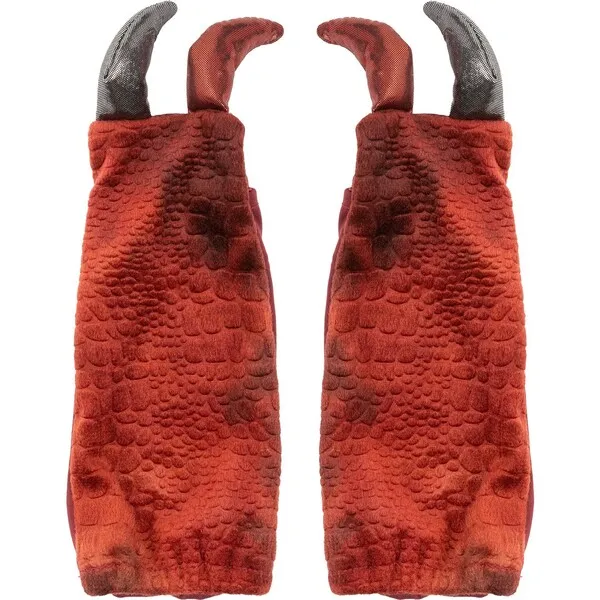 Great Pretenders Great Pretenders Grandasaurus T-Rex Cape w and Claws, Red and Black, Size 4-6