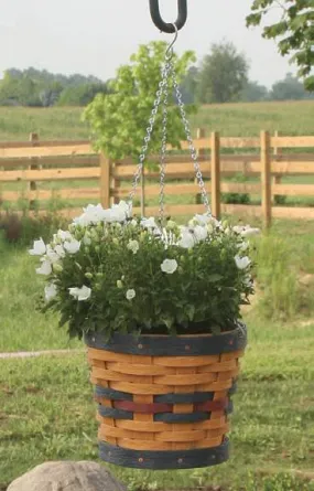 Hanging Basket 8 - Round, Made in USA by Krasco - #802