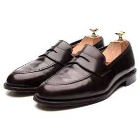 'Henley 3' Burgundy Leather Loafers UK 7.5 E