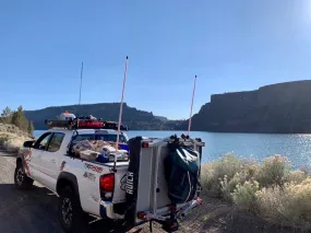 Hitch Tent Rack.