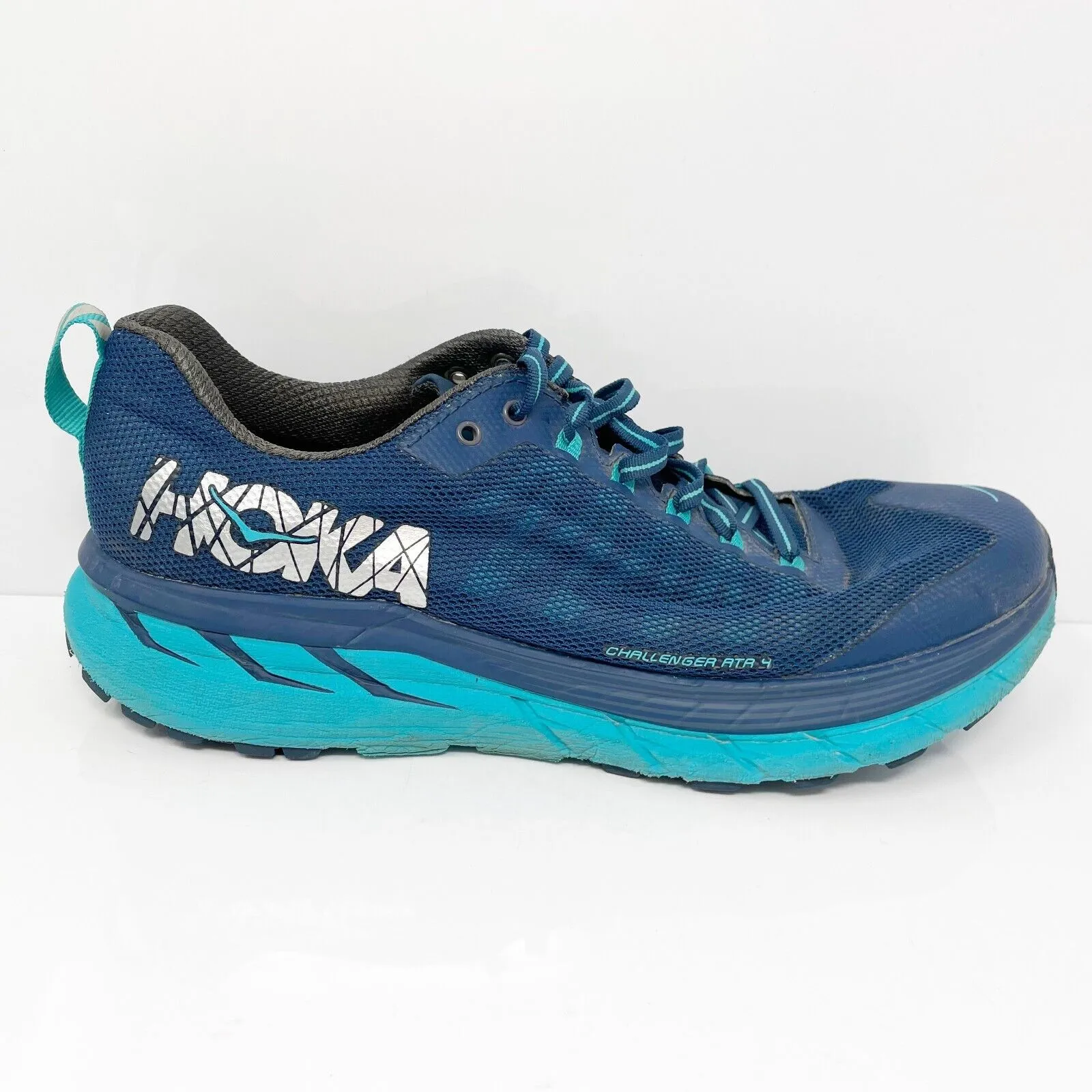 Hoka One One Womens Challenger ATR 4 1018295 PBLB Blue Running Shoes Sneaker 9.5