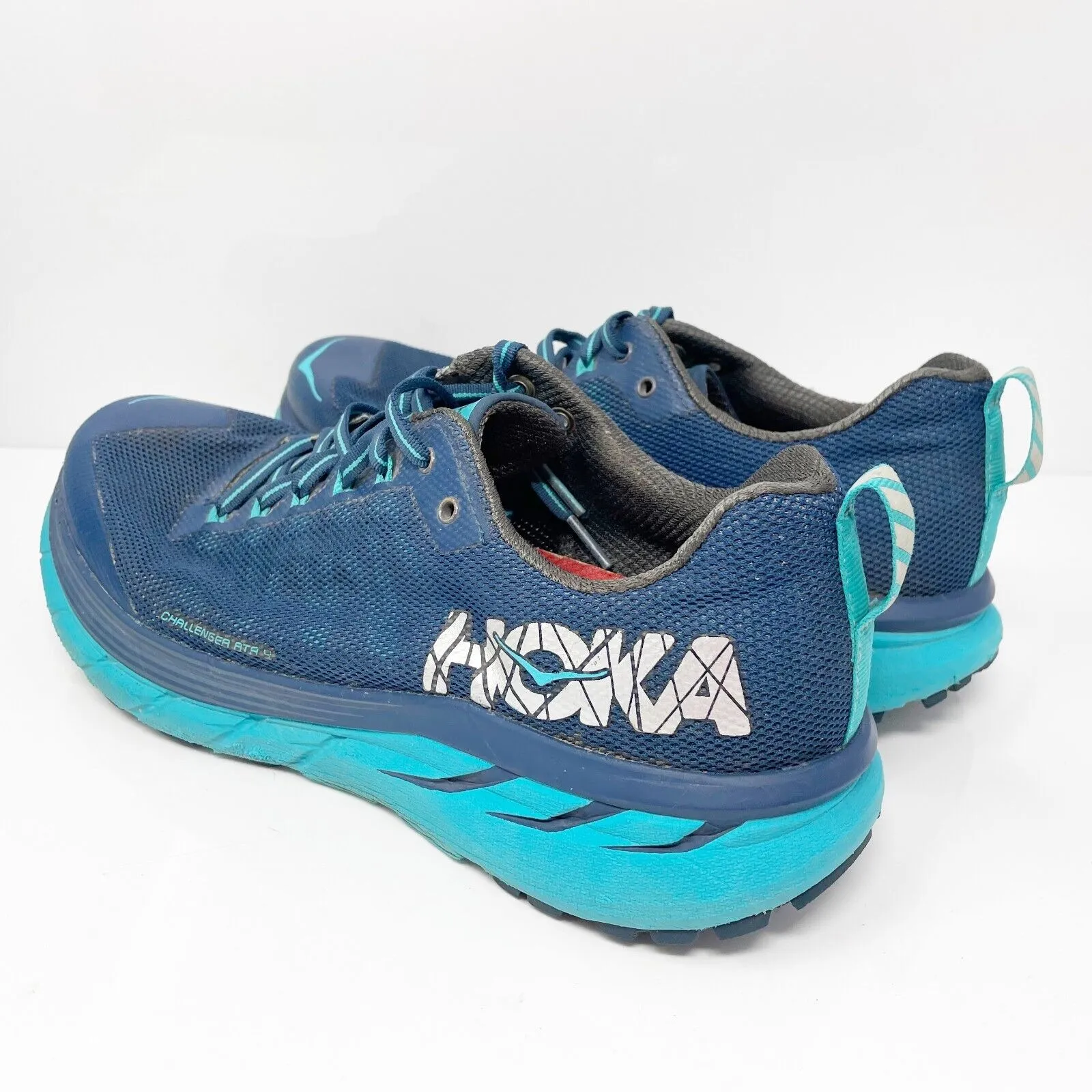 Hoka One One Womens Challenger ATR 4 1018295 PBLB Blue Running Shoes Sneaker 9.5