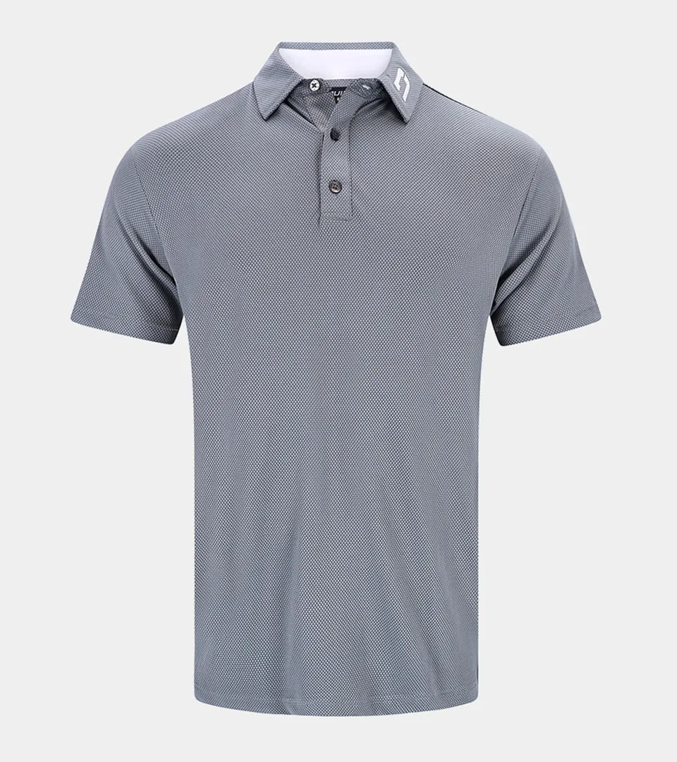 Honeycomb Grey Polo Shirt - Buy Online