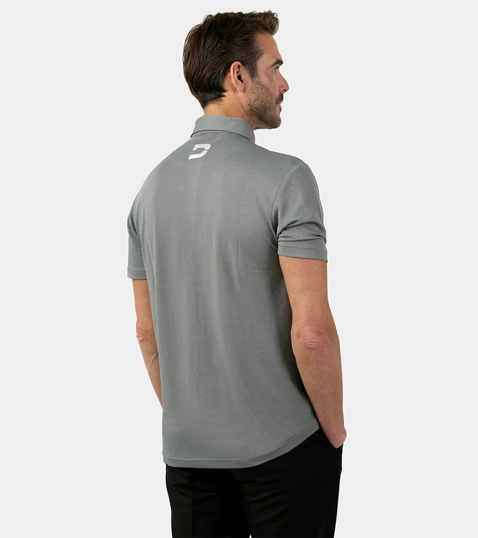 Honeycomb Grey Polo Shirt - Buy Online