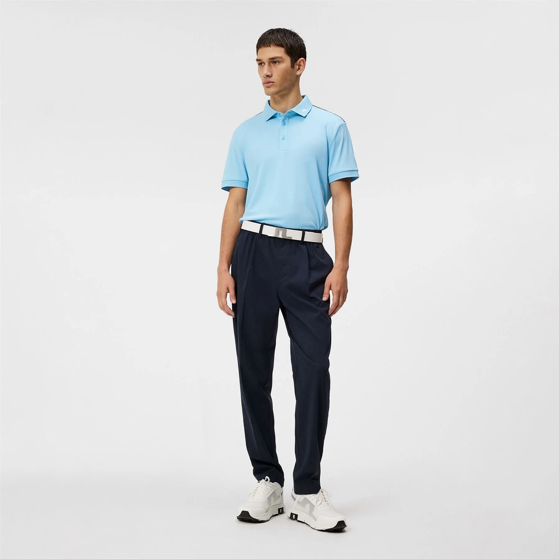 Jeff Regular Fit Jersey Polo SS24 Baltic Sea Blue