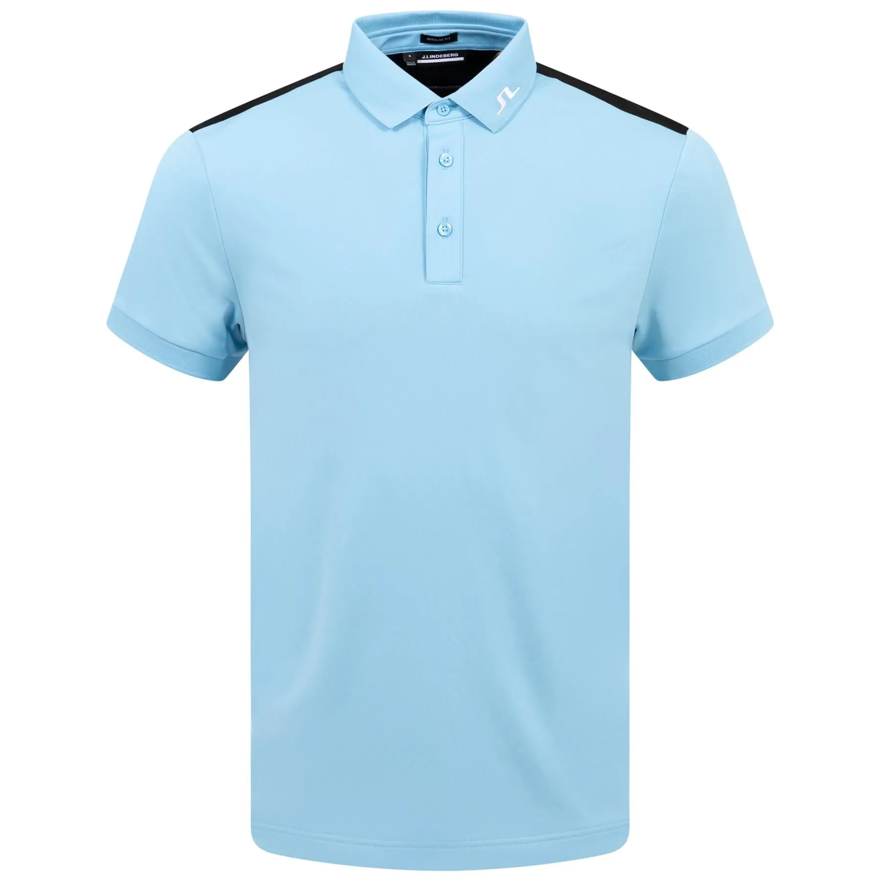 Jeff Regular Fit Jersey Polo SS24 Baltic Sea Blue