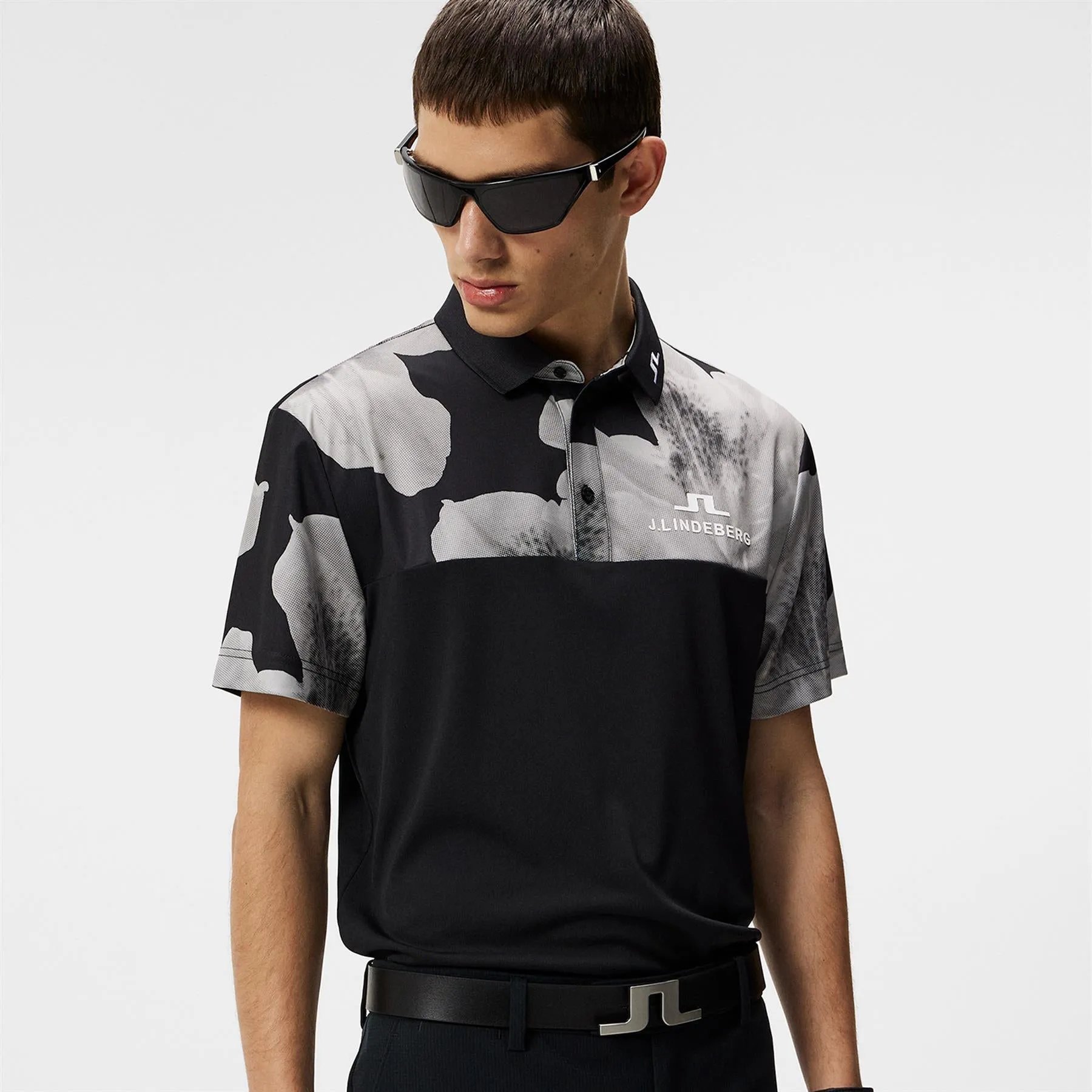 Jeff regular fit Texas jersey tour polo black - SS24 - Results