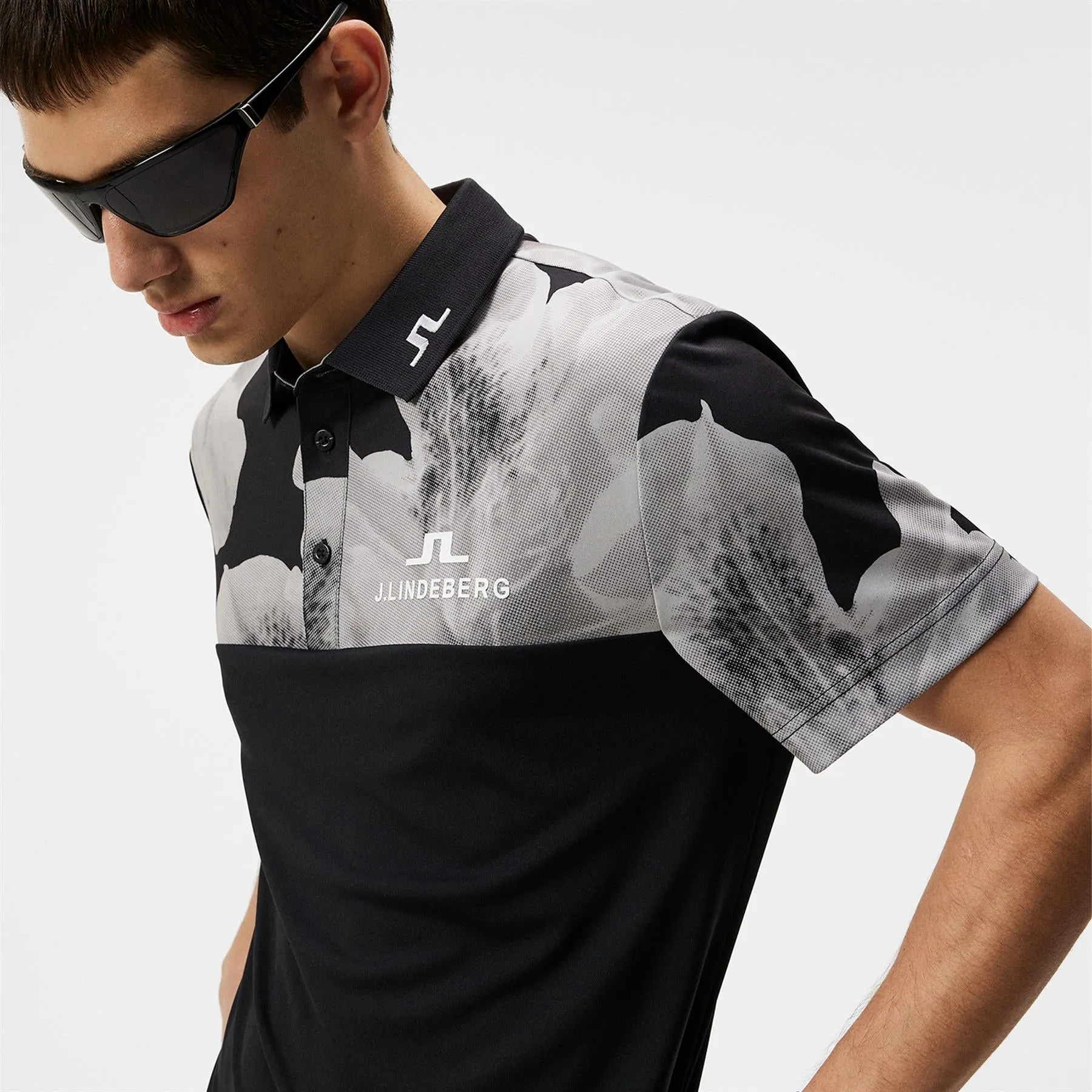 Jeff regular fit Texas jersey tour polo black - SS24 - Results