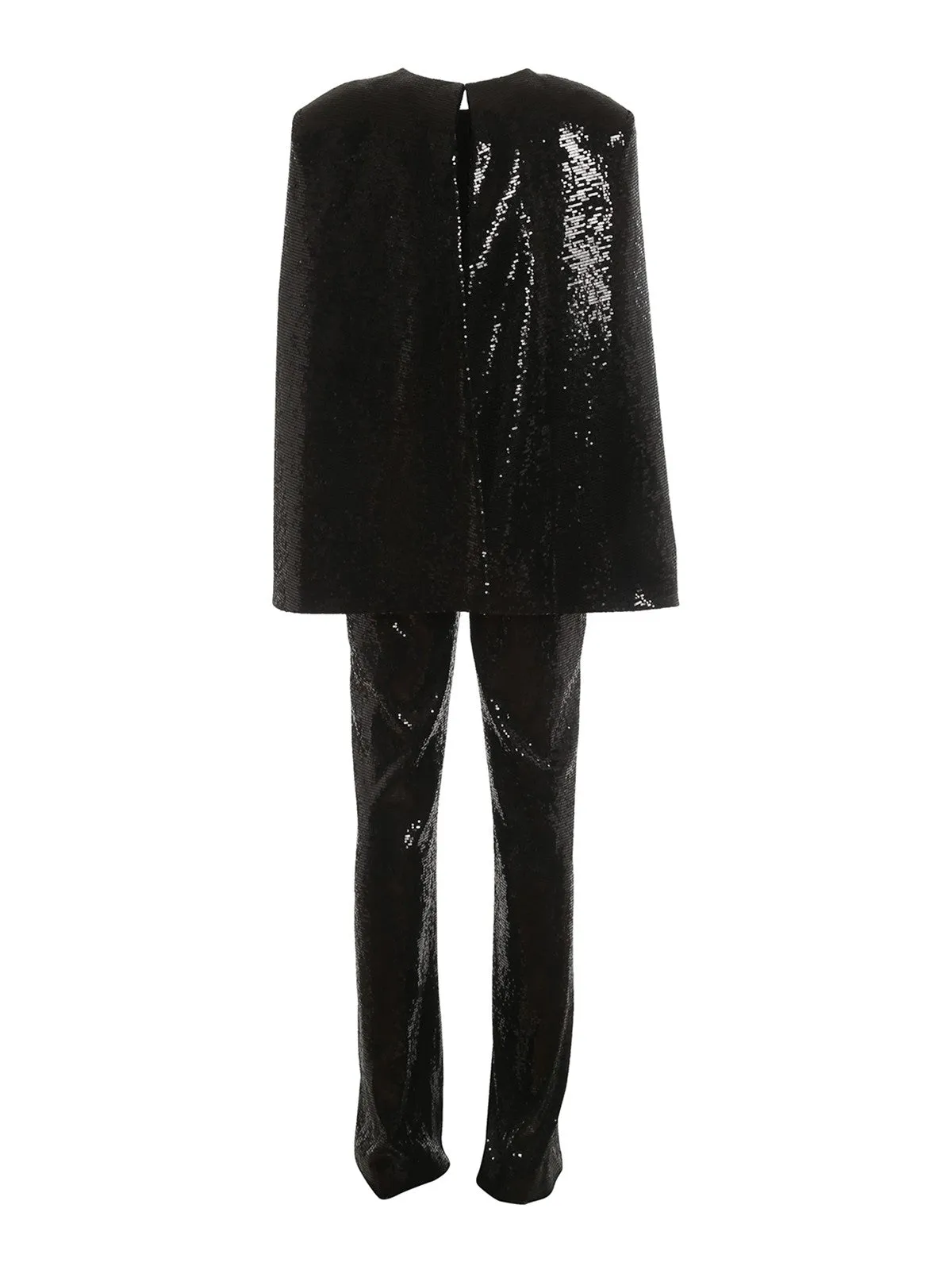 Karl Lagerfeld Sequin Cape Detailed Jumpsuit