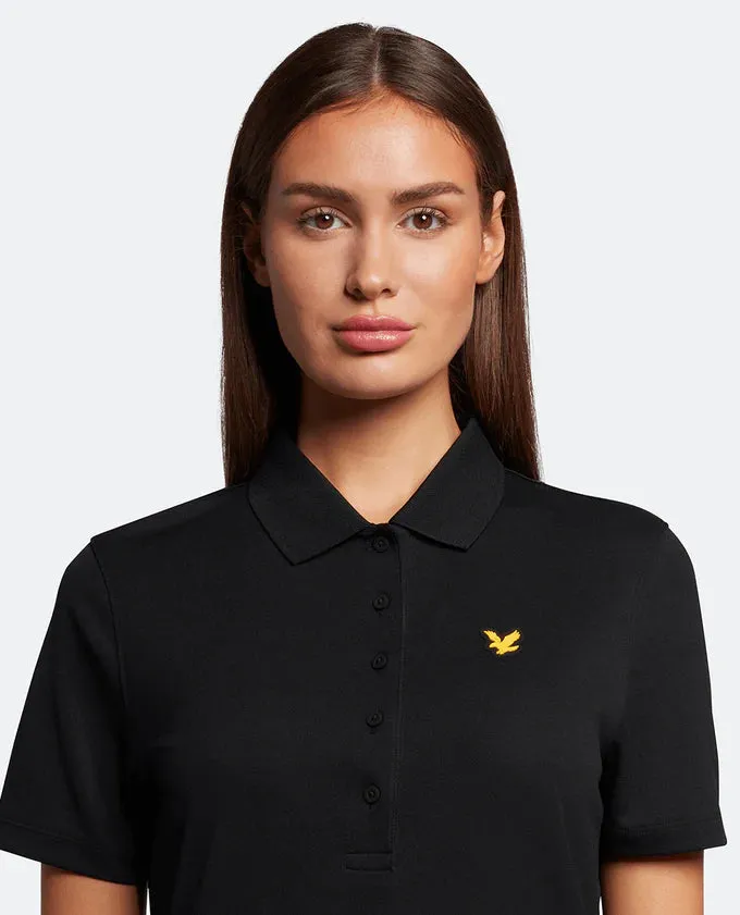 Ladies Lyle and Scott Polo Shirt in Black for Spring/Summer 2023.