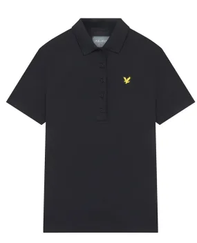 Ladies Lyle and Scott Polo Shirt in Black for Spring/Summer 2023.