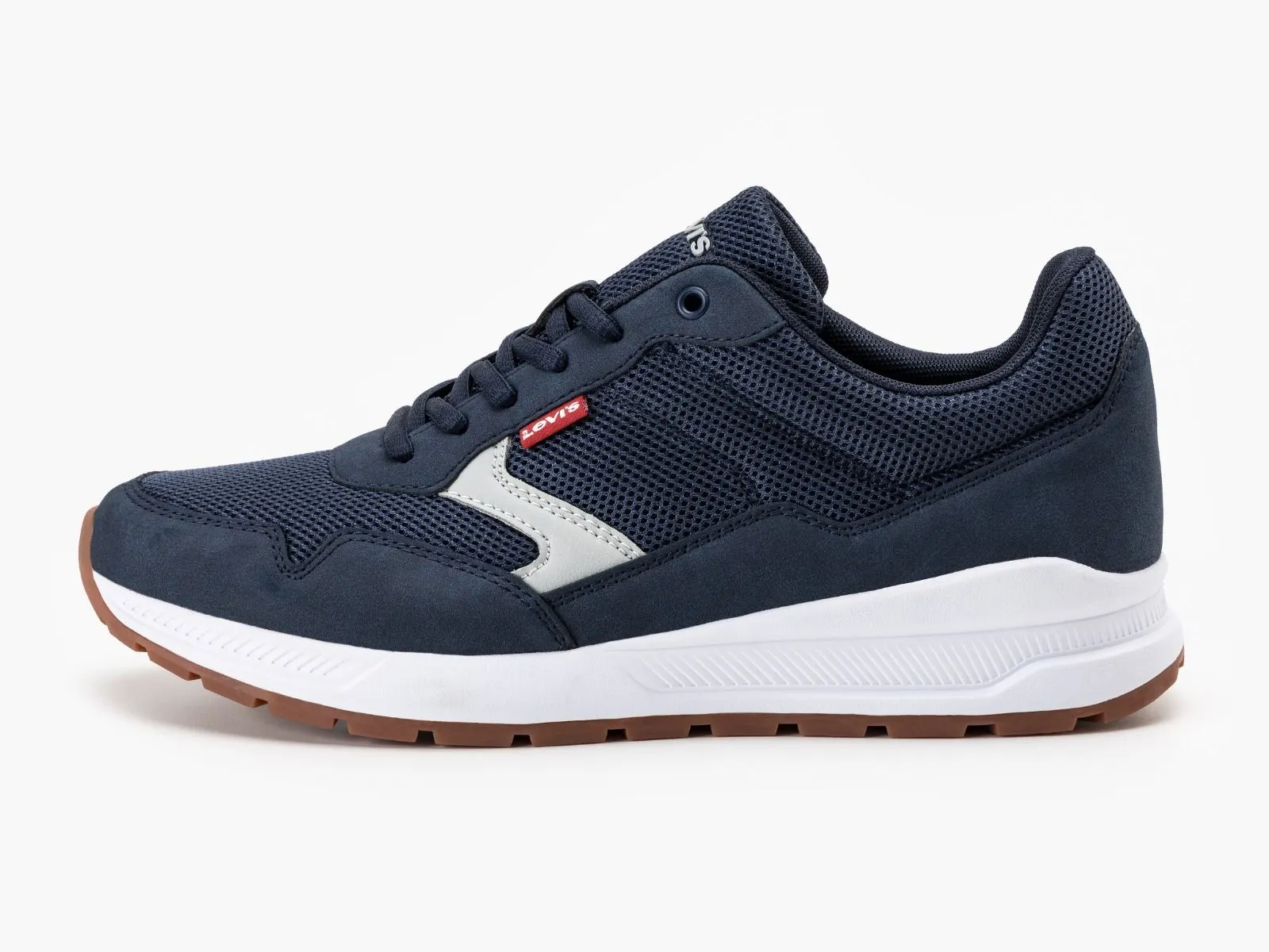 Levis Pine Lace Up Sneakers Navy Blue