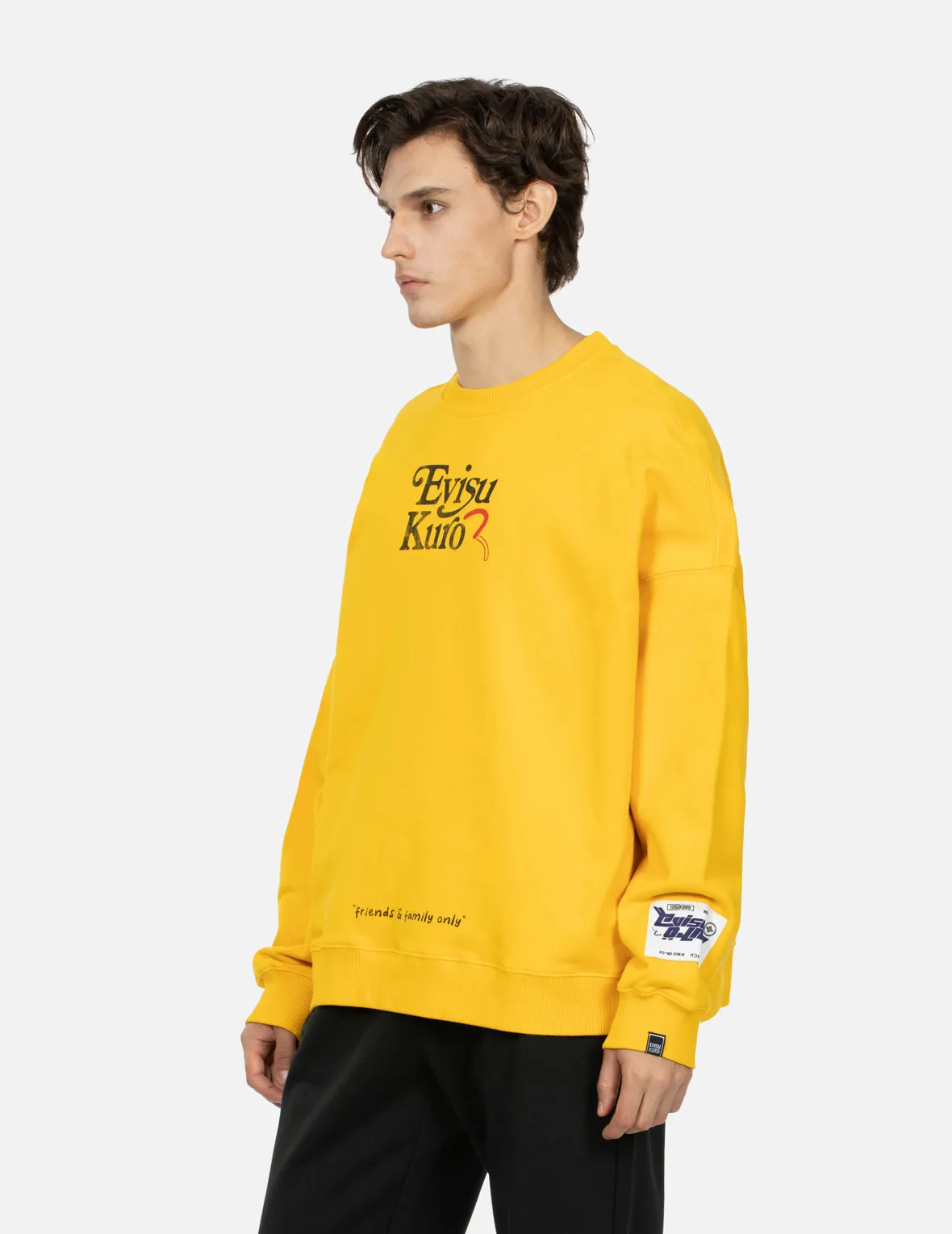 Logo and Seagull Print Oversized Sweatshirt