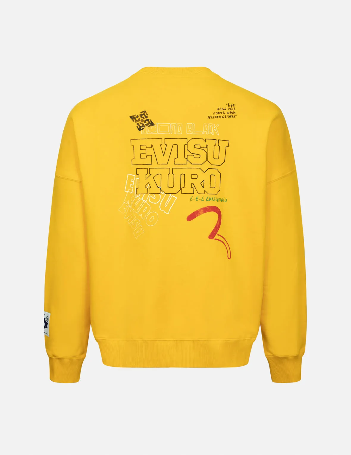 Logo and Seagull Print Oversized Sweatshirt