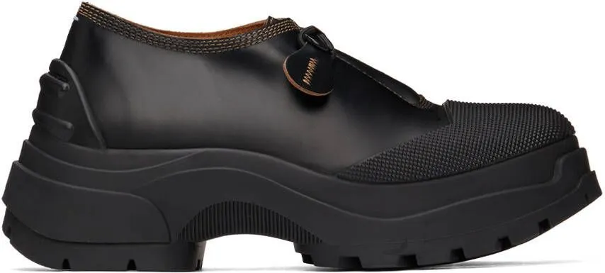 Maison Margiela Black Chunky Oxfords