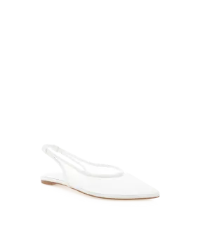 Margot Flats - White Mesh