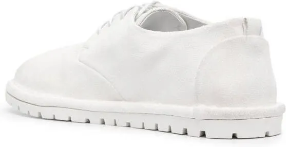 Marsèll round-toe leather oxfords White