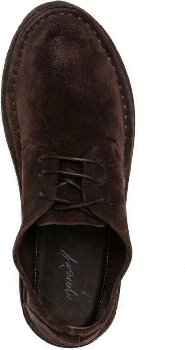 Marsèll Sancrispa Alta Pomice leather oxfords Brown