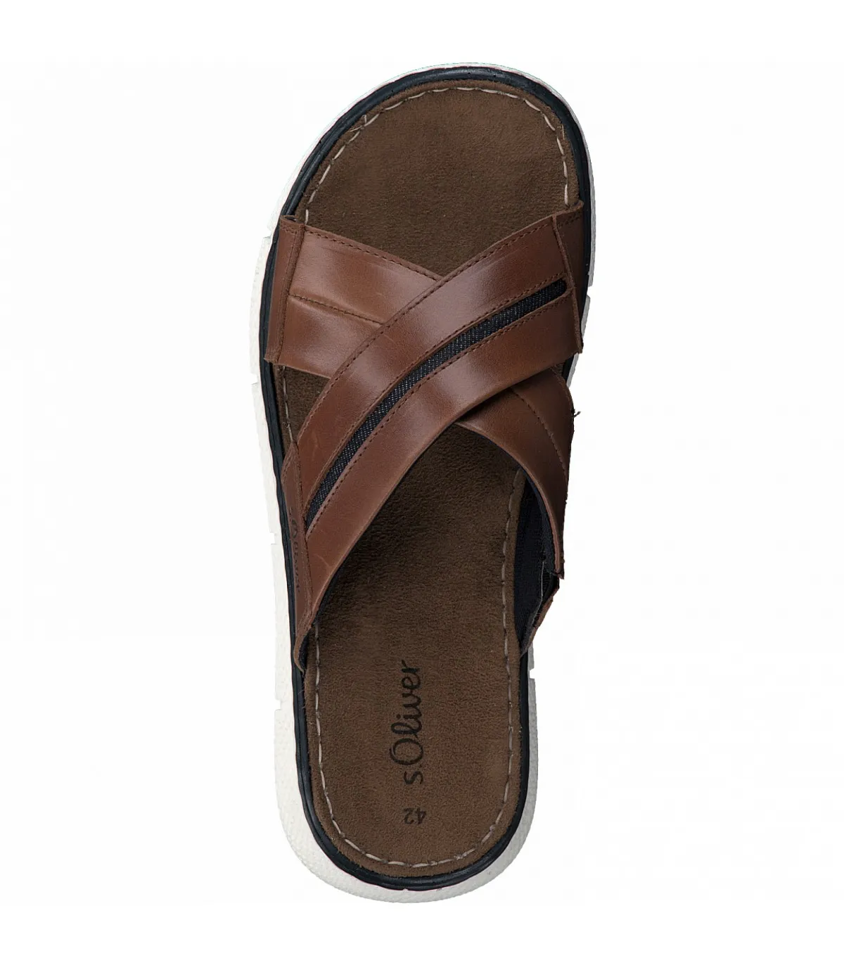 Men Slippers by S.Oliver- Cognac