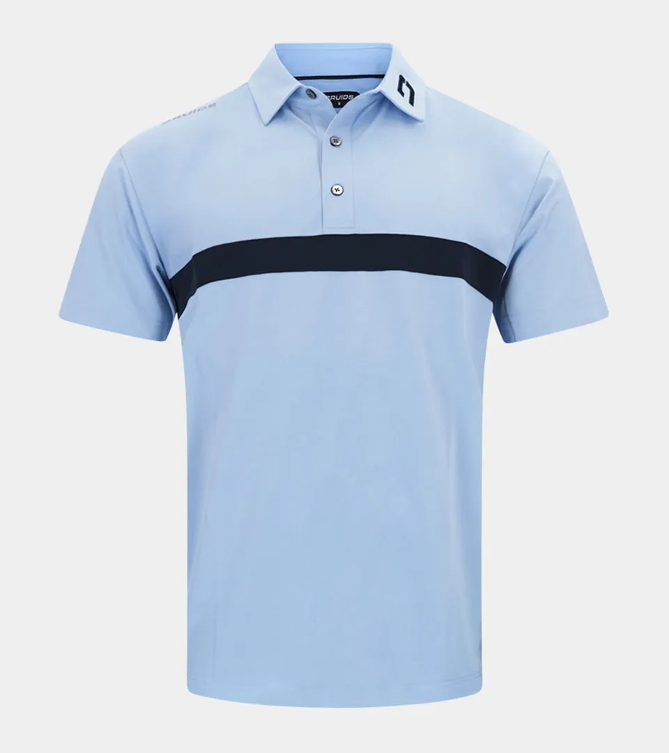 Men's 19th Polo - Soft Blue: Classic and comfortable polo shirt in a soothing soft blue shade.