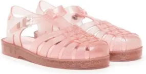 Mini Melissa round-toe buckle-fastening sandals Pink