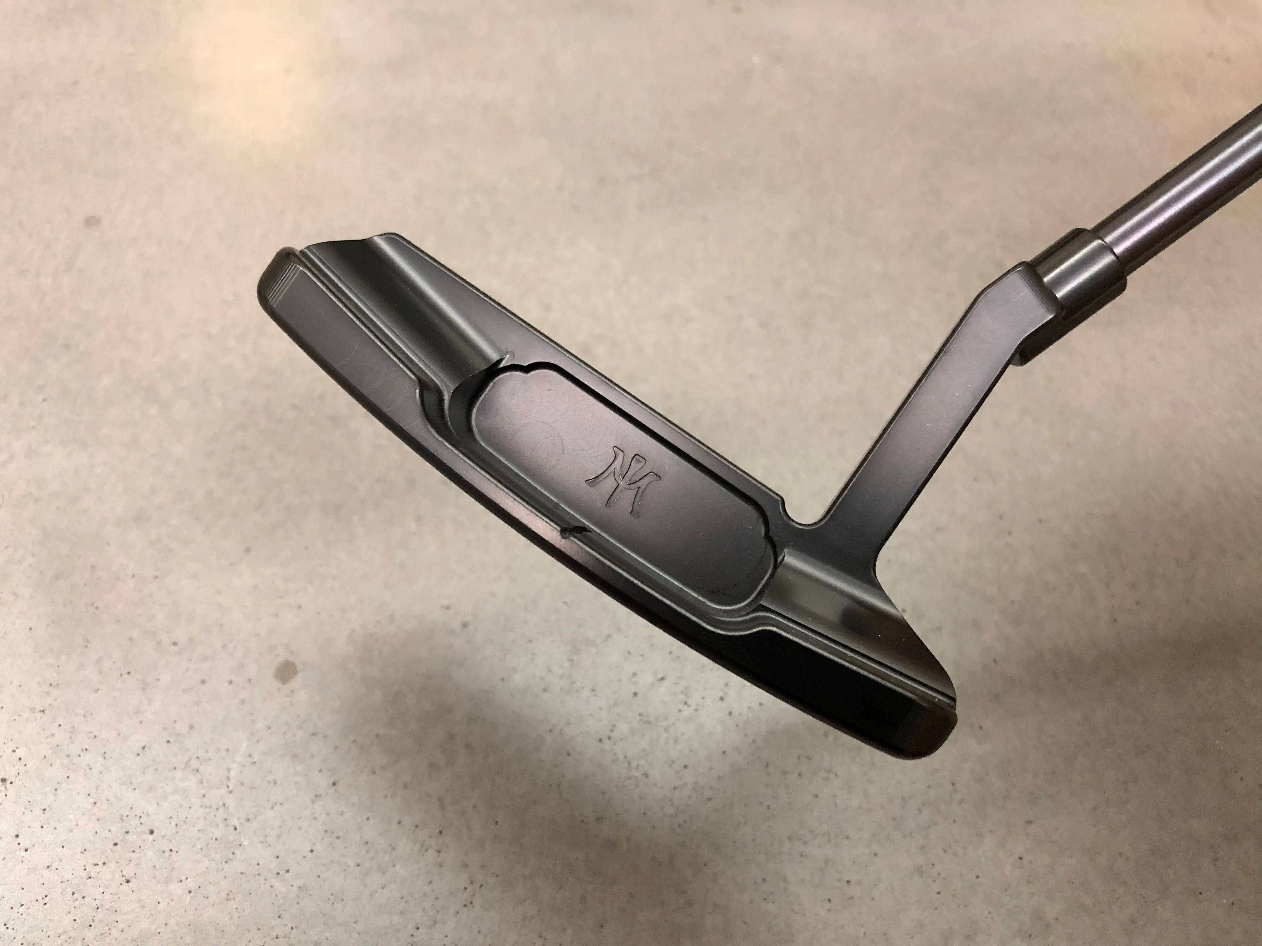 Miura Golf KM-006LH Left-handed Putter - Full Black Edition