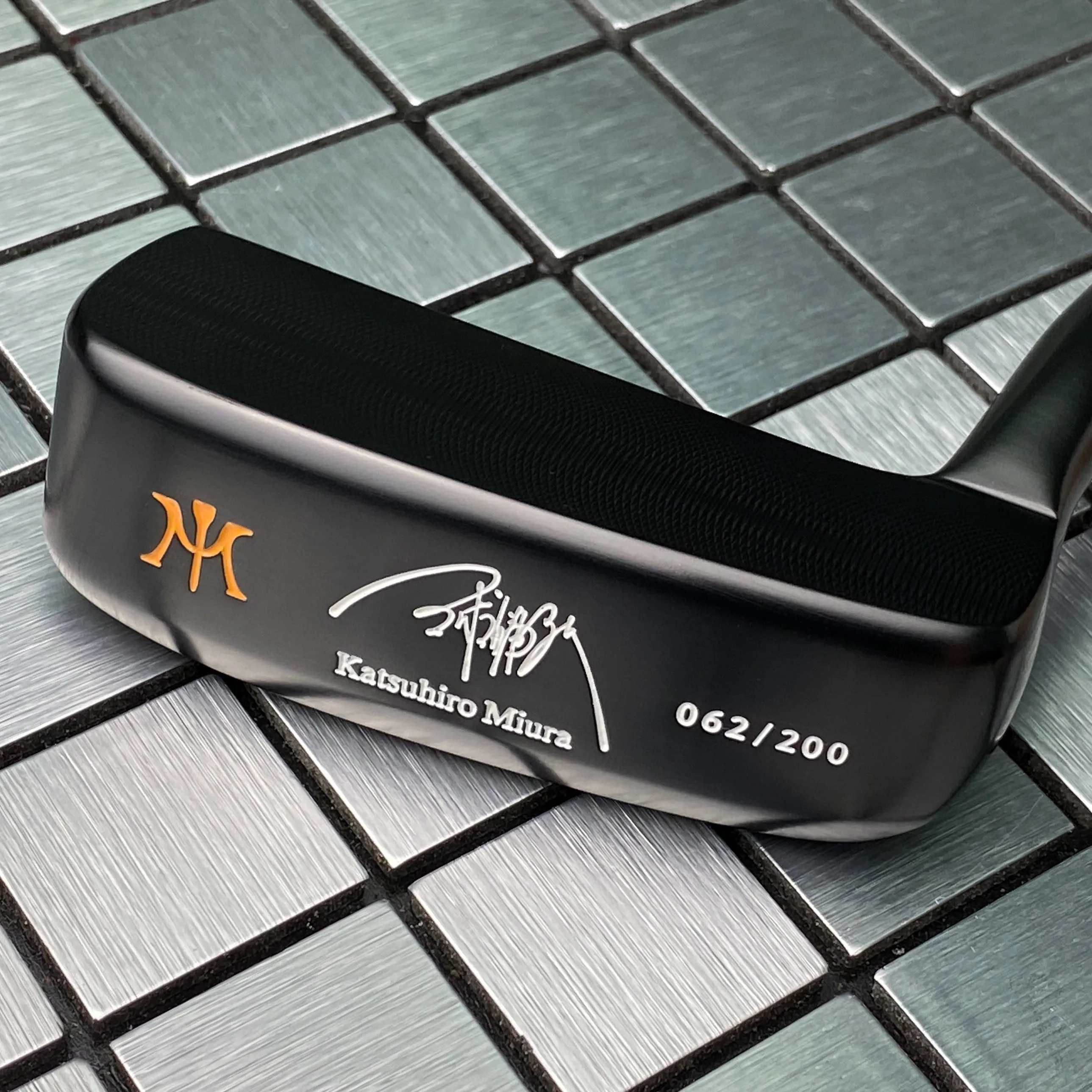 Miura Golf KM-008 Katsuhiro Edition Limited Black Boron Putter - #1 of 200