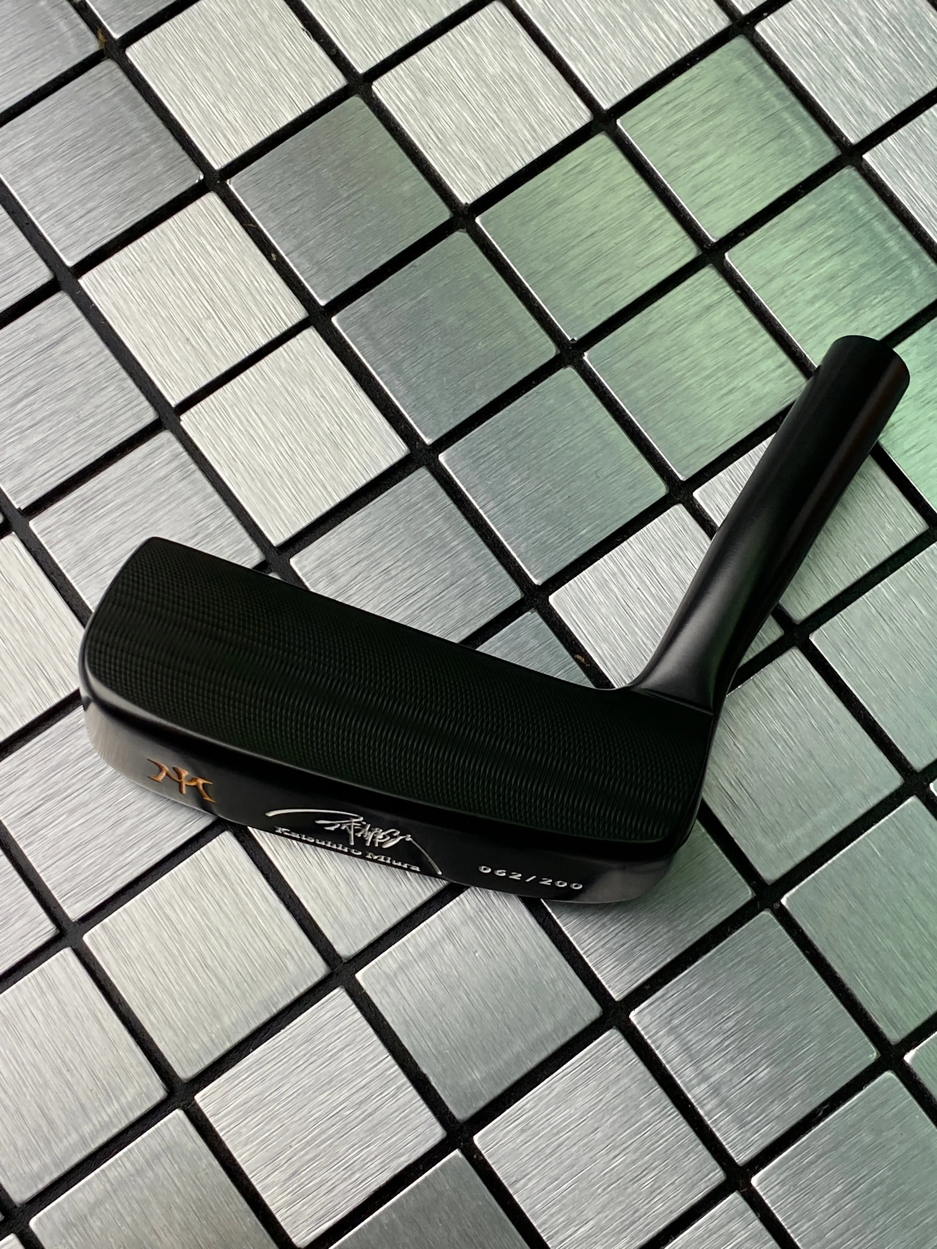 Miura Golf KM-008 Katsuhiro Edition Limited Black Boron Putter - #1 of 200