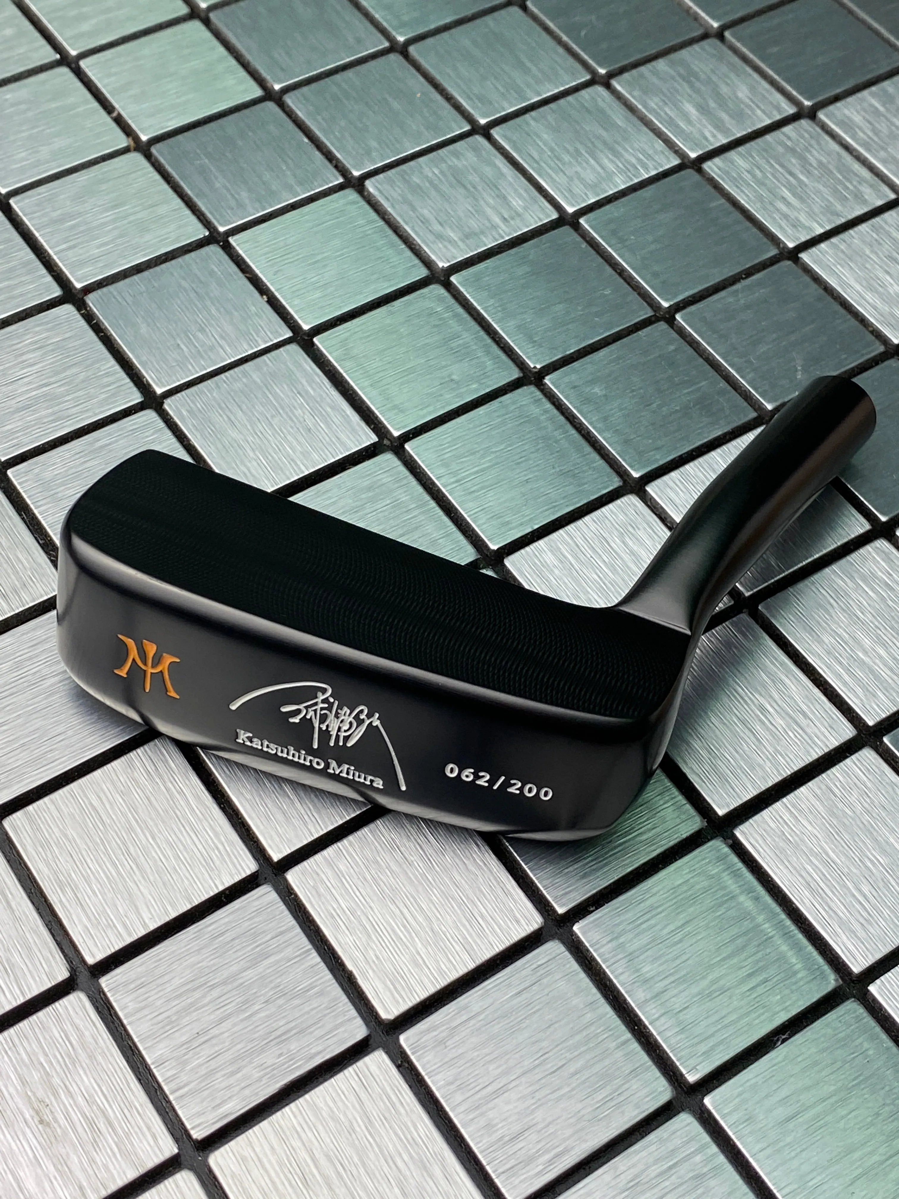 Miura Golf KM-008 Katsuhiro Edition Limited Black Boron Putter - #1 of 200