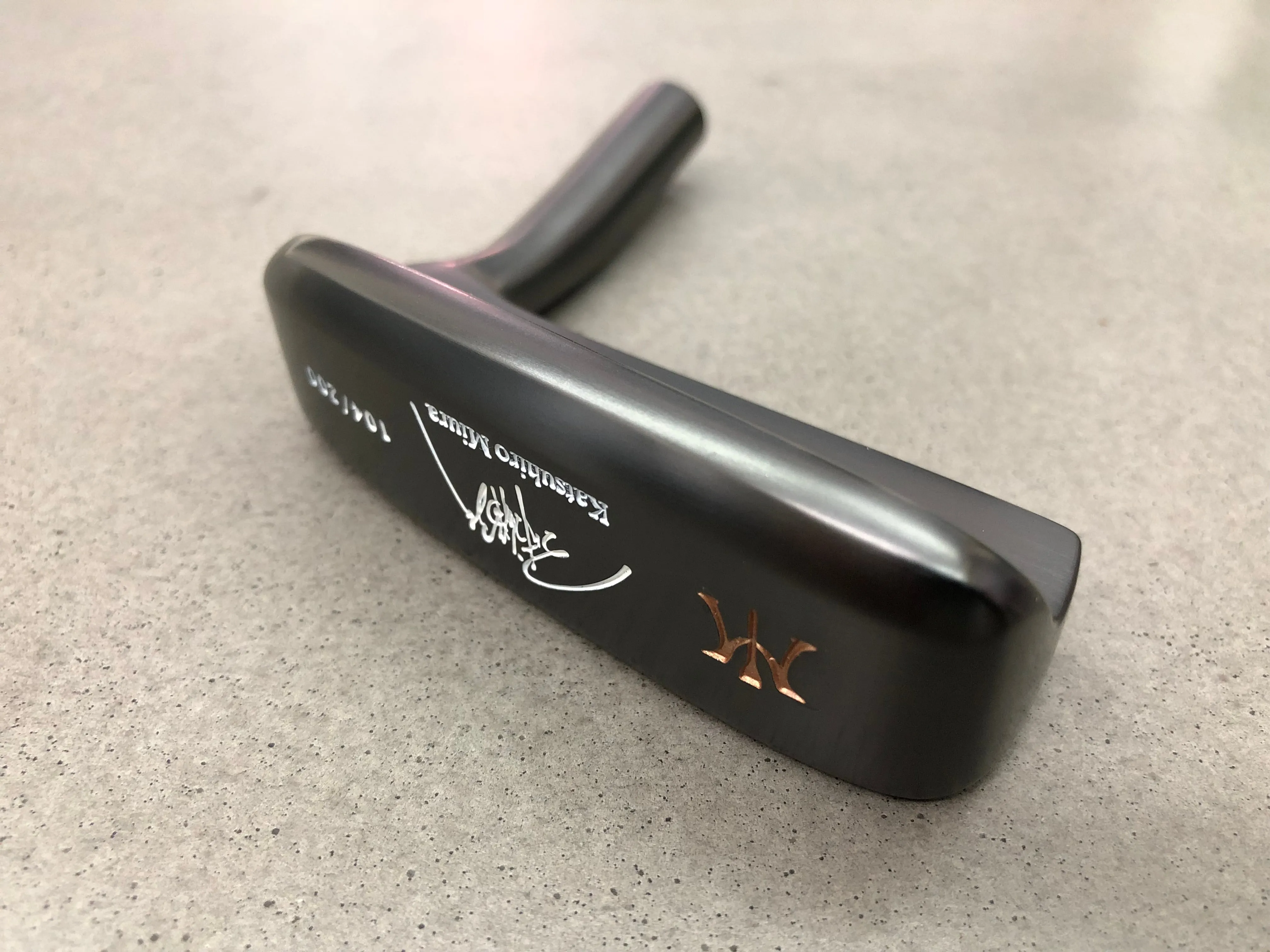 Miura Golf KM-008 Katsuhiro Edition Limited Black Boron Putter - #1 of 200