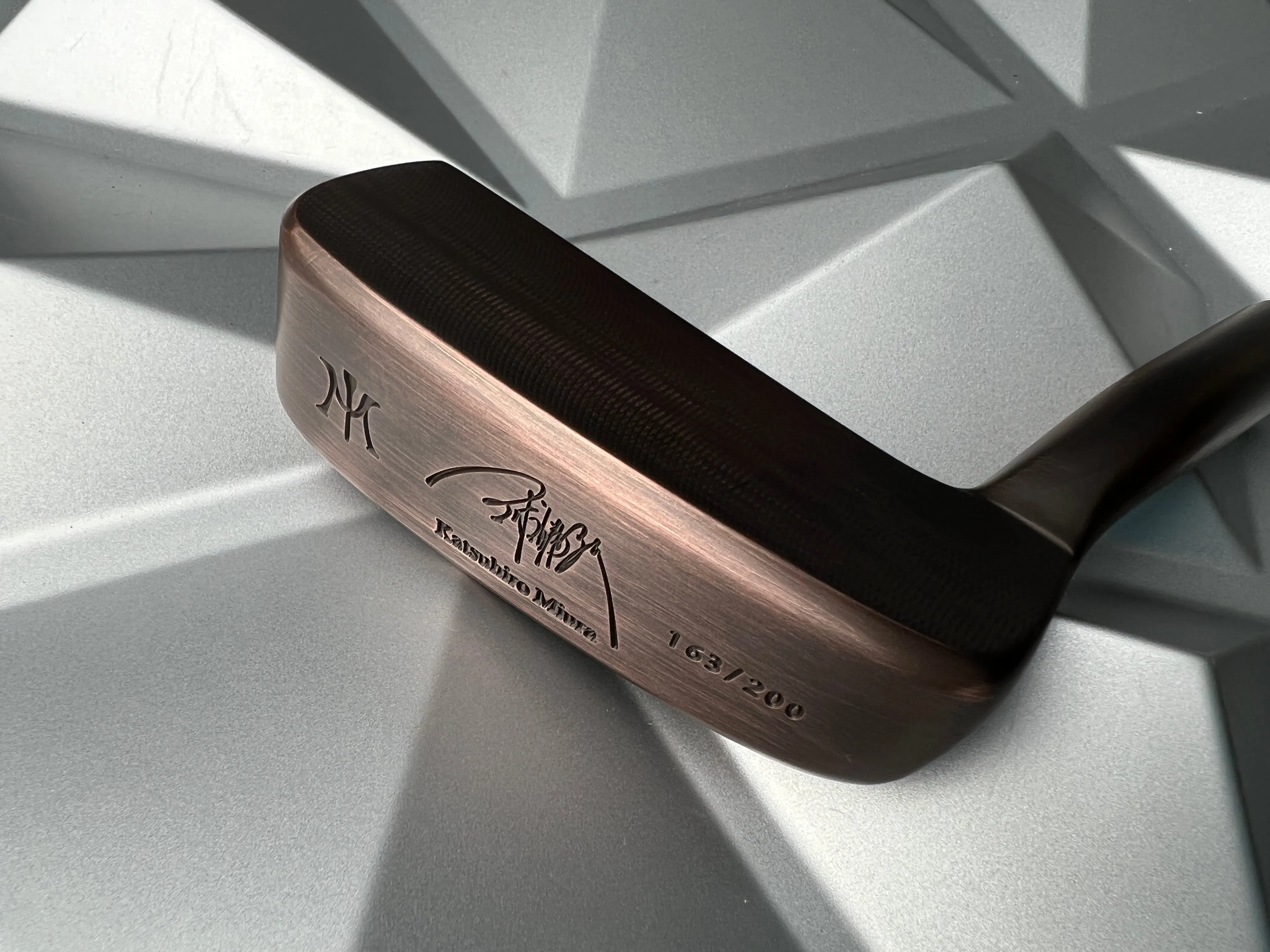 Miura Golf KM-008 Katsuhiro Edition Limited Black Copper Putter - 1 of 200.