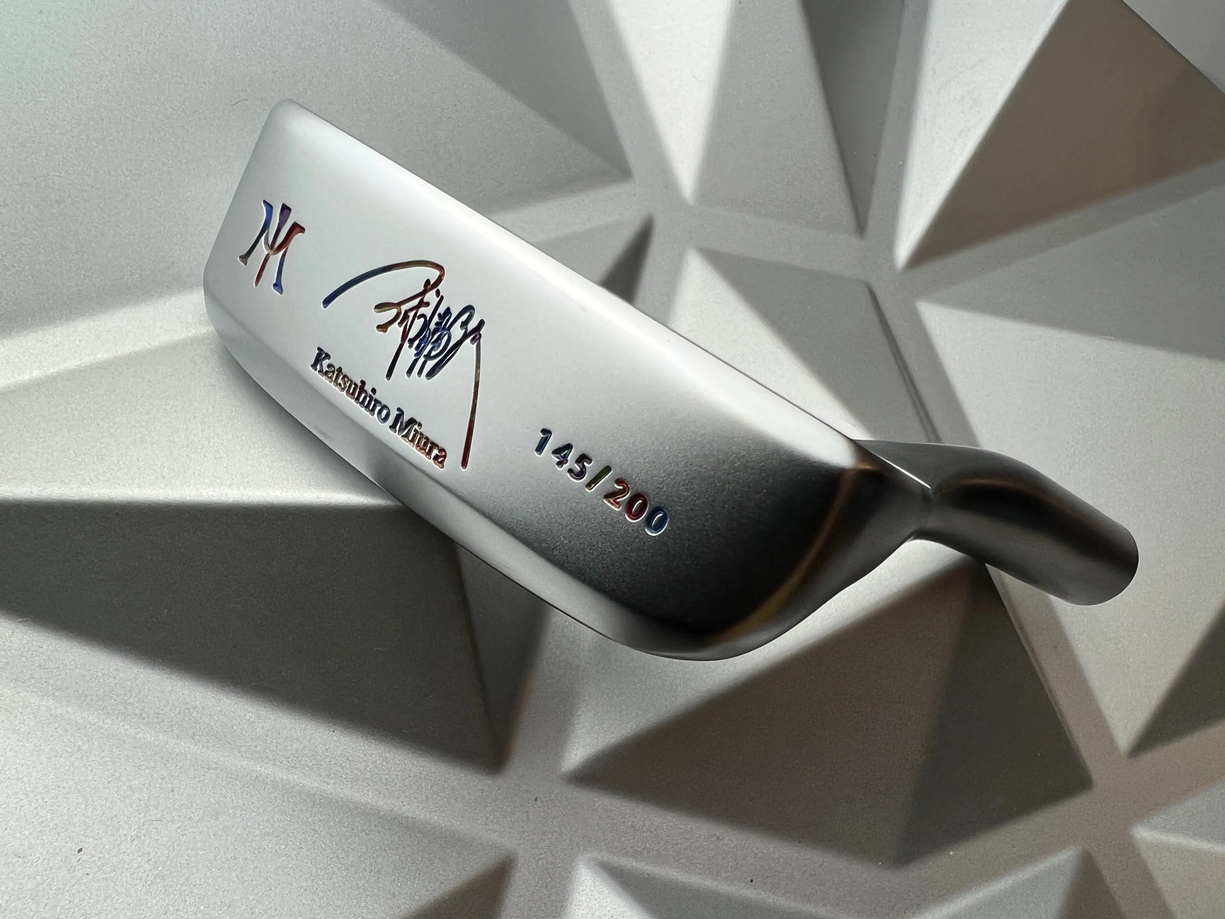 Miura Golf KM-008 Katsuhiro Edition Putter - Limited Edition White Chrome - #145 out of 200