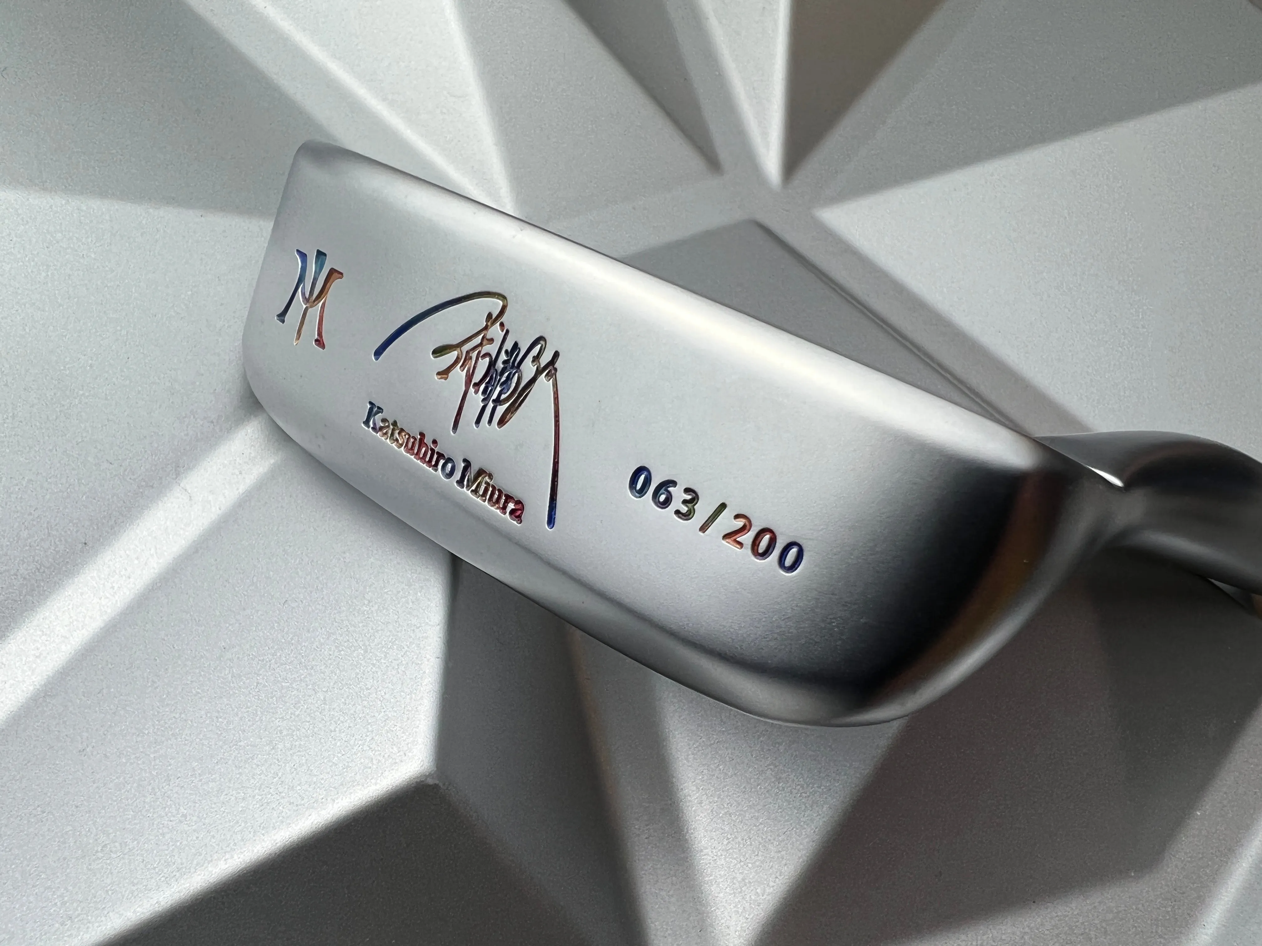 Miura Golf KM-008 Katsuhiro Edition Putter - Limited Edition White Chrome - #145 out of 200