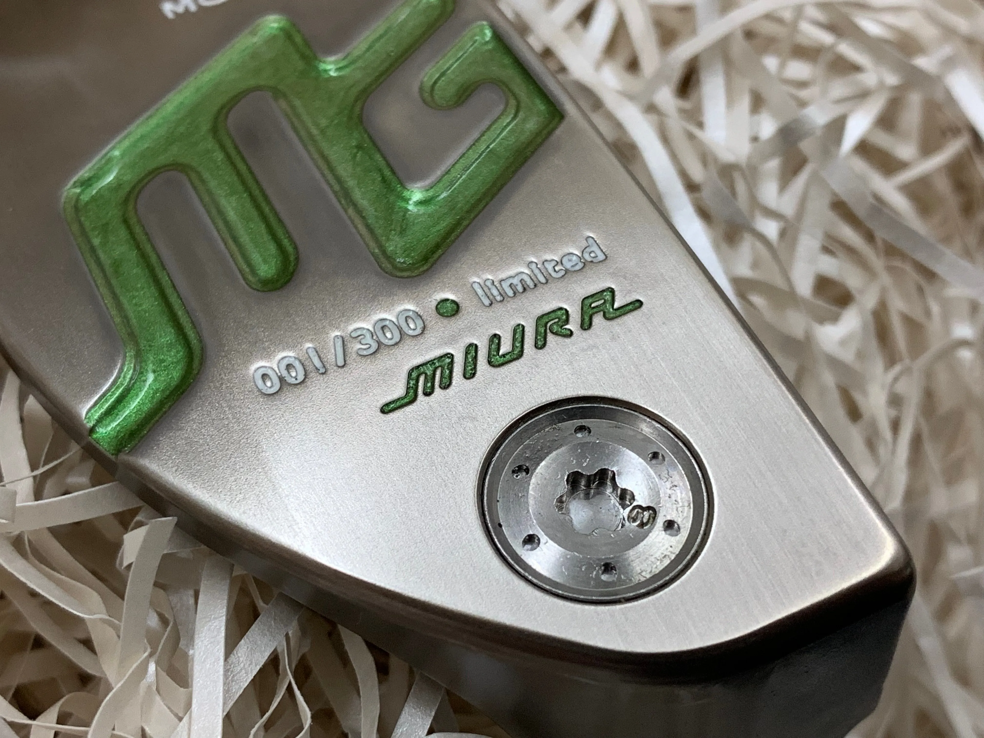 Miura Putter MGP-M3 Limited Candy Apple Green